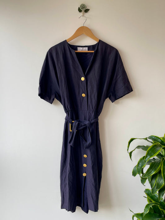 Silk & linen dress