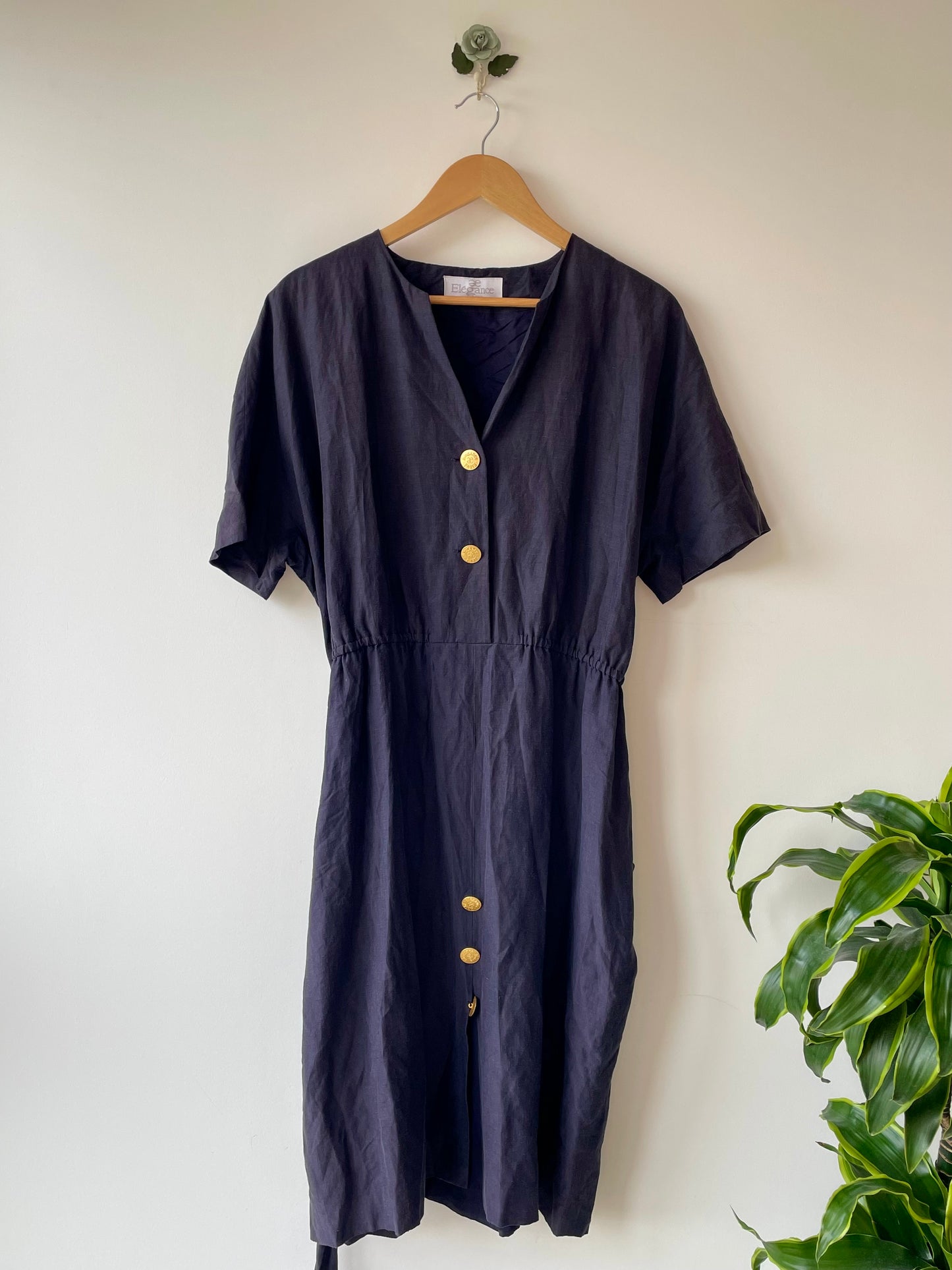 Silk & linen dress