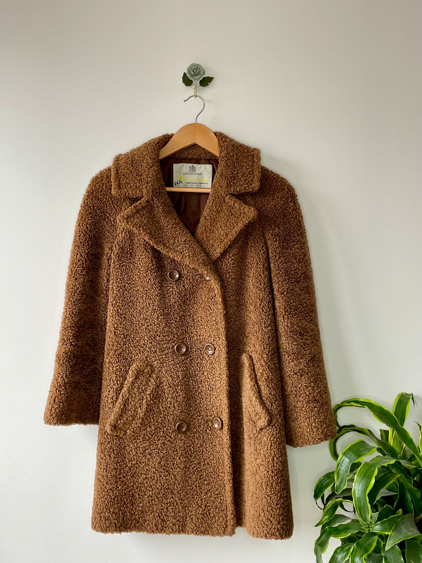 Vintage 1960s Aquascutum teddy coat