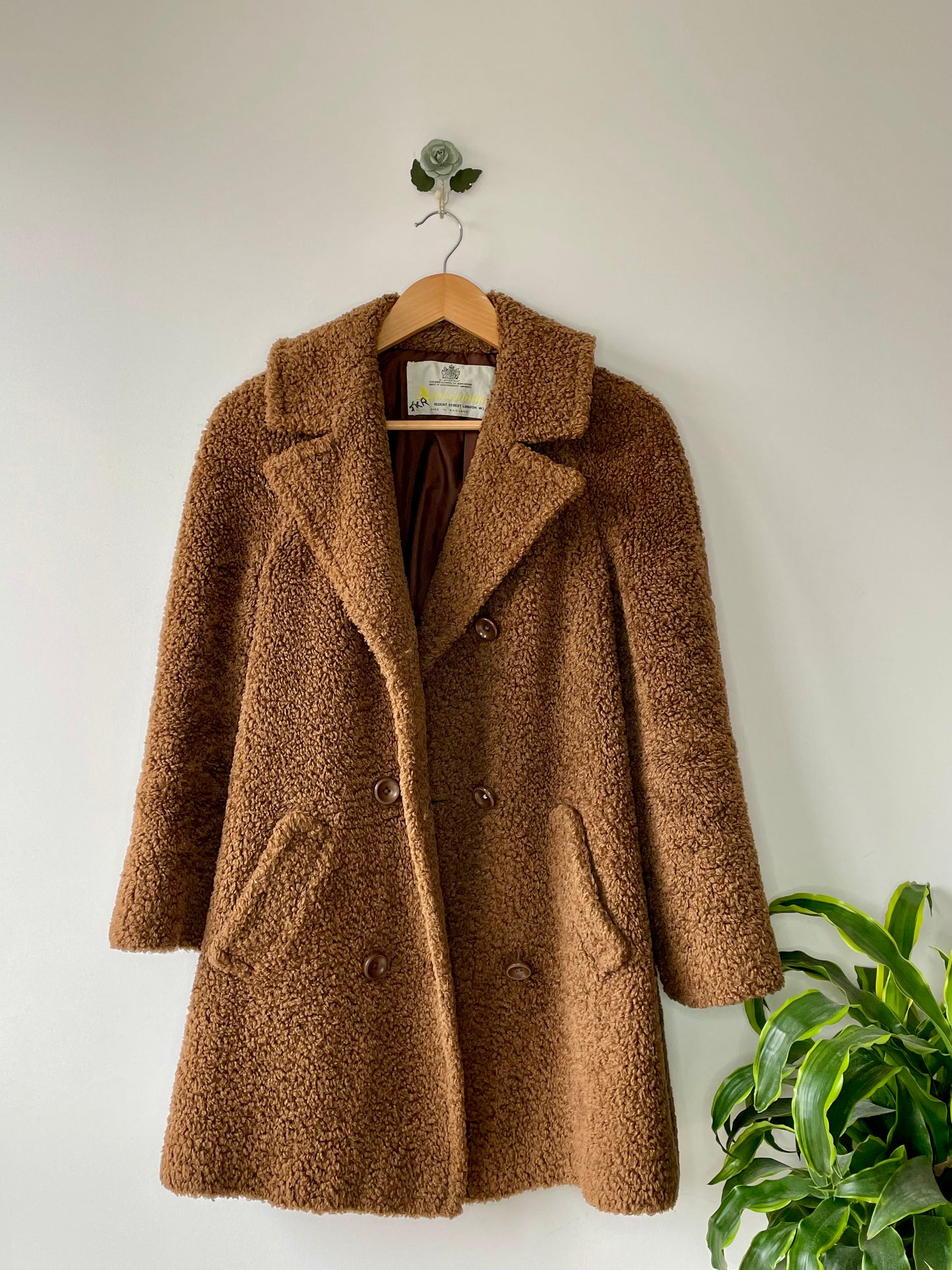 Vintage 1960s Aquascutum teddy coat