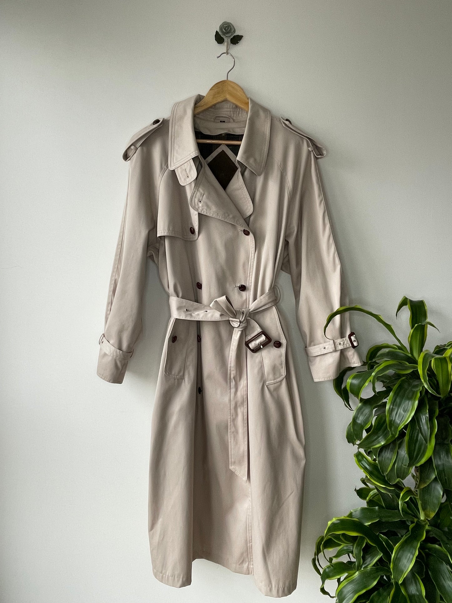 Nuage trench coat with detachable lining