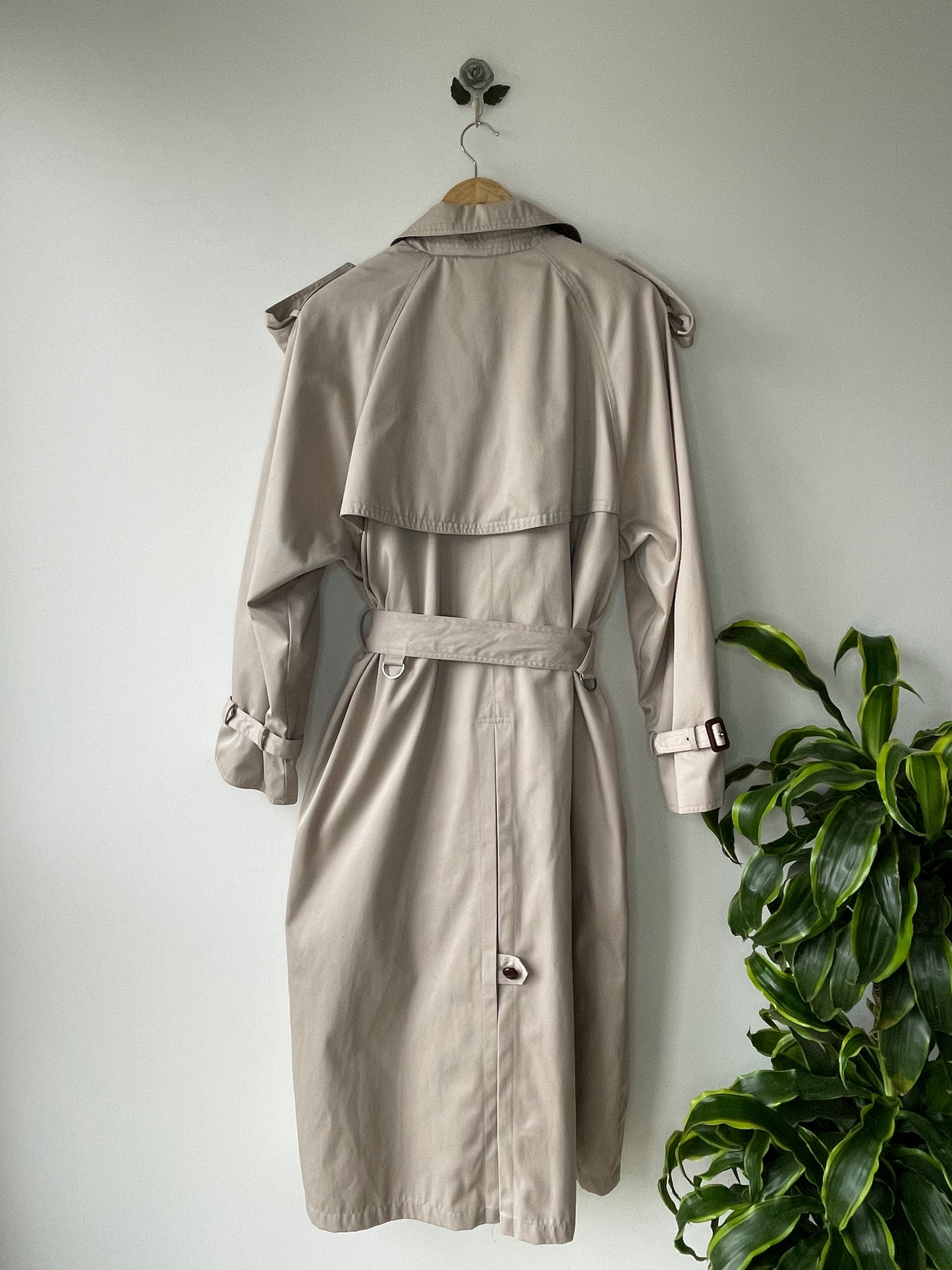 Nuage trench coat with detachable lining