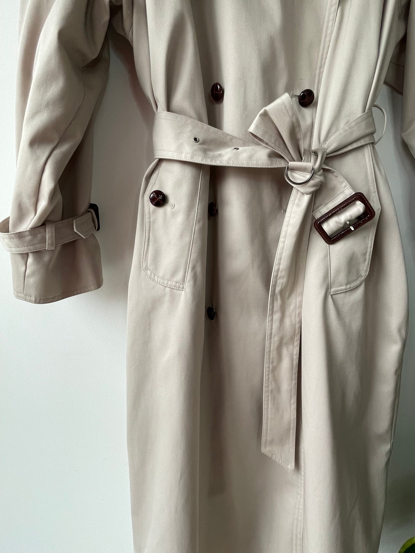 Nuage trench coat with detachable lining